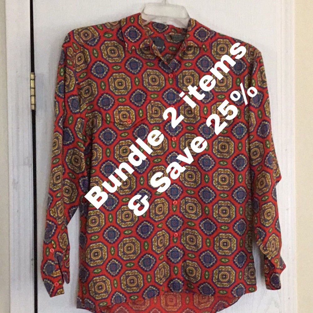 Lizwear. Size Small. Long sleeve Blouse.